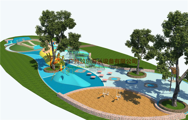 户外儿童乐园案例介绍-江门市滨江新区市政儿童森林游乐园、无动力儿童乐园